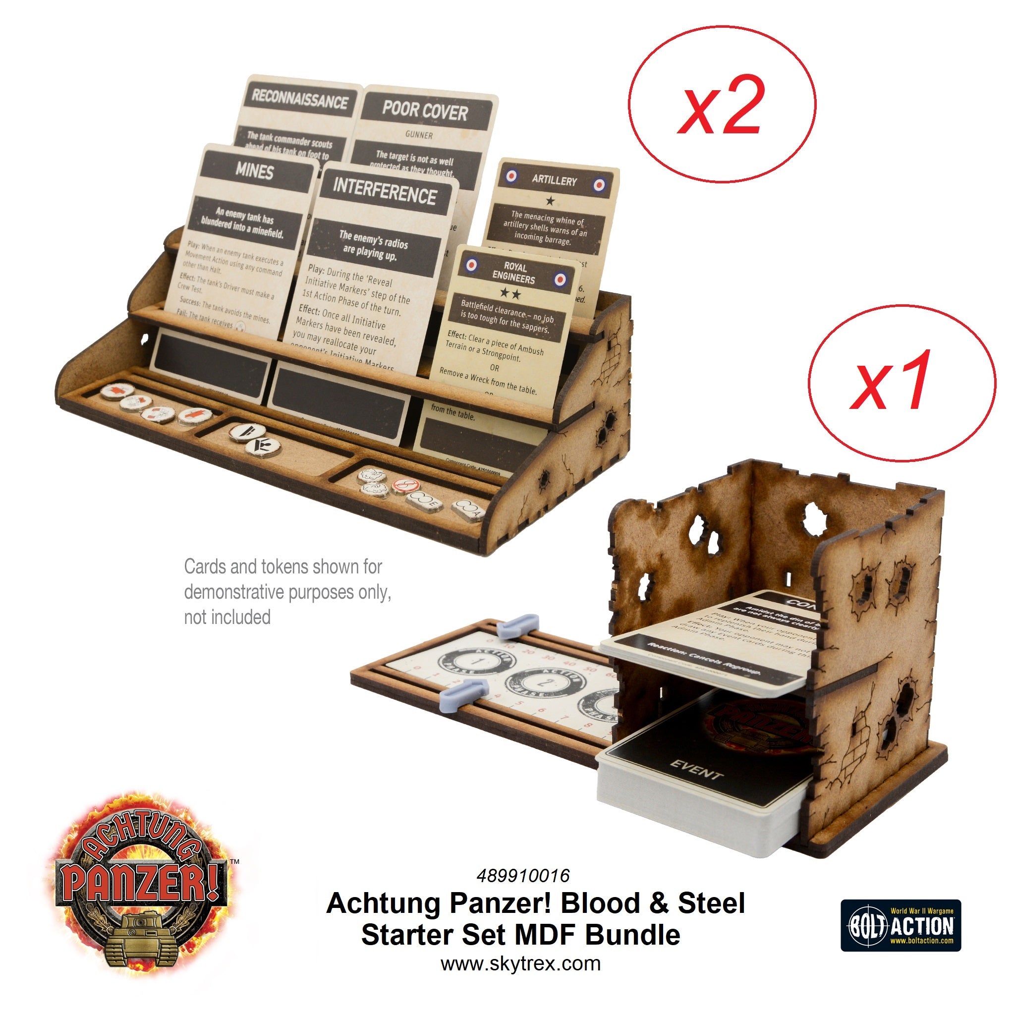 Achtung Panzer! Blood & Steel 2 Player Starter Set Bundle