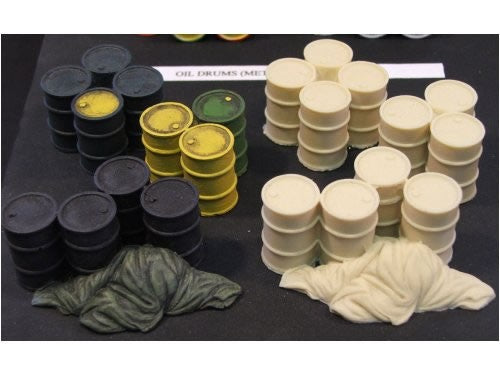 3 Blocks of Oil Drums (Resin)