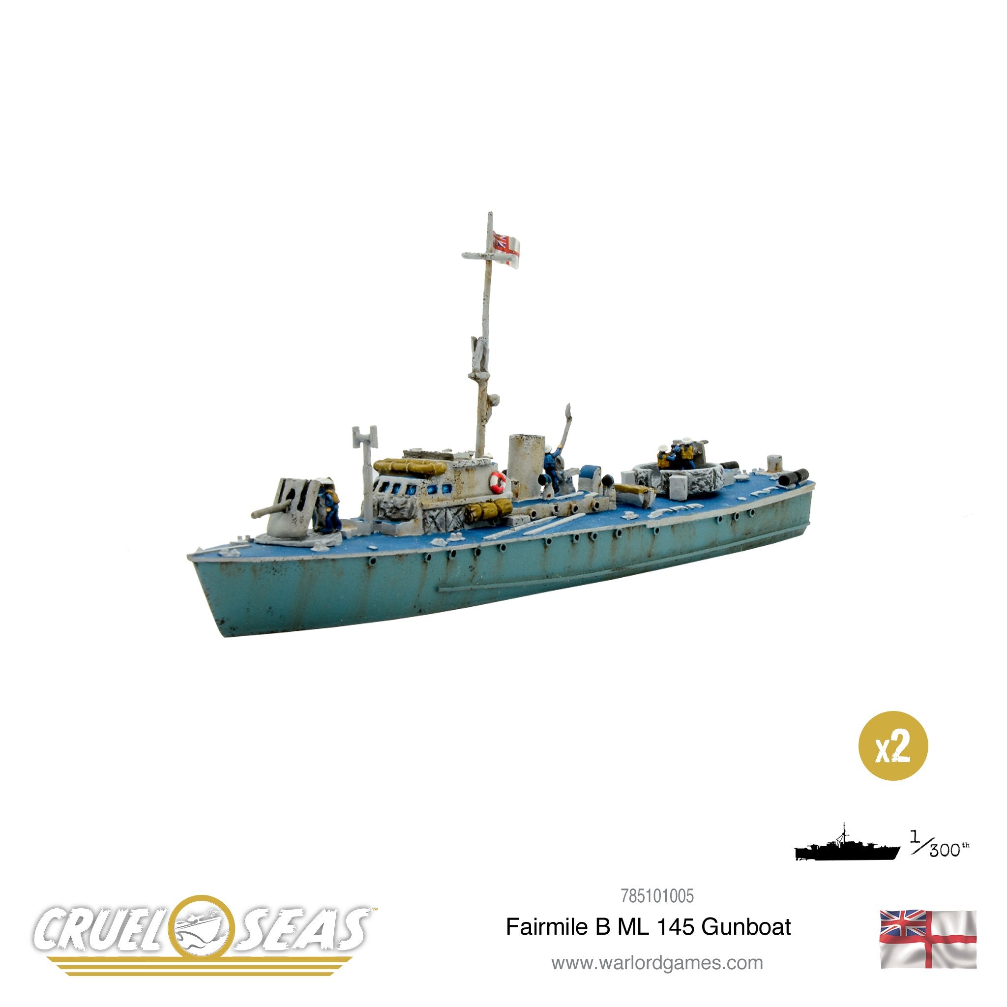 Cruel Seas: Fairmile B ML 145 Gunboat