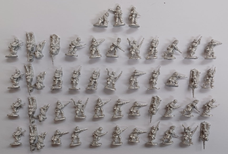 German Infantry and Command Squad Bundle (51 Men)