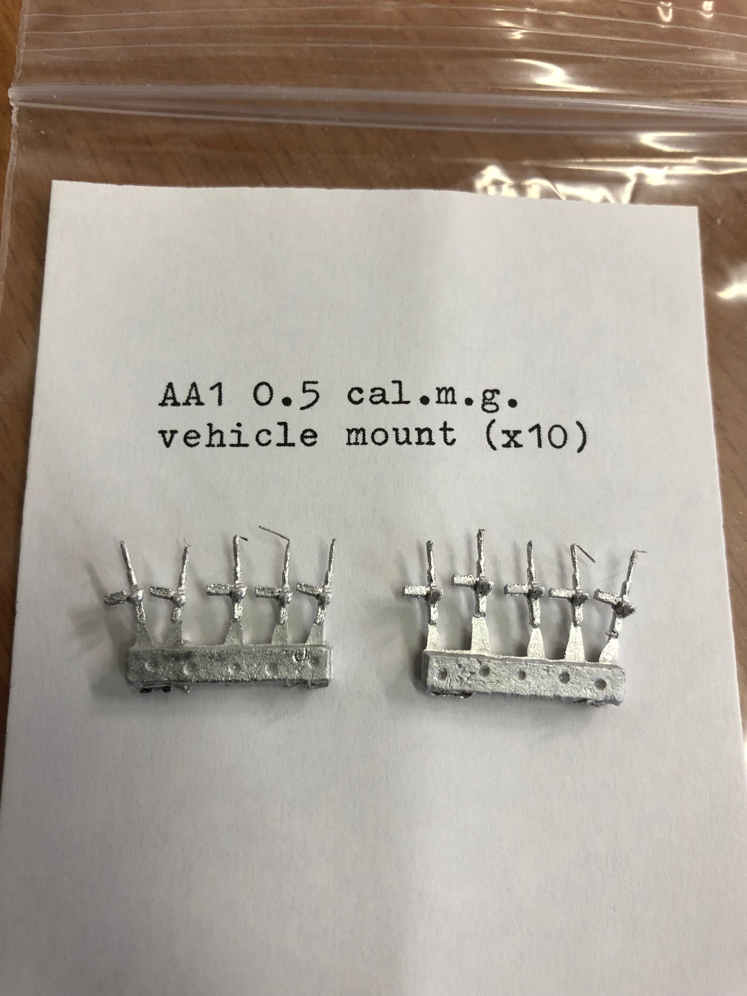0.5 cal. m.g. vehicle mount (x 10)