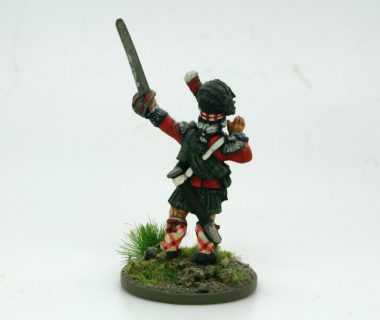 Highland Officer in kilt