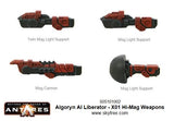 Algoryn AI Liberator combat skimmer - X01 Hi Mag weapons