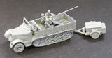 Sdkfz 7/2 8 ton Halftrack with Flak 36 37mm AA, Ammo Trailer & Crew