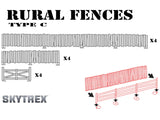 Assorted Panelled Fences (28mm)